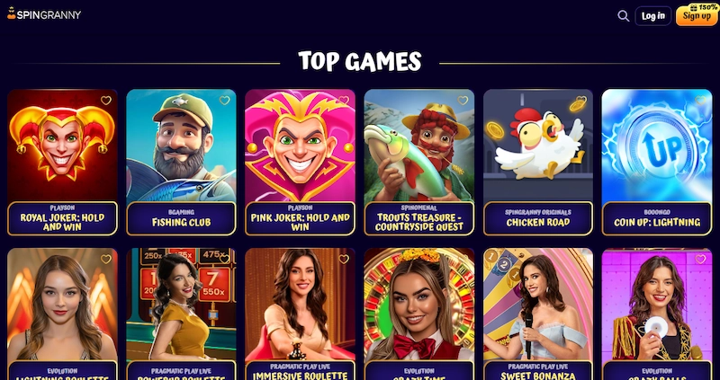 Spingranny Casino Review December 2025 | 2 Hot Welcome Bonuses!
